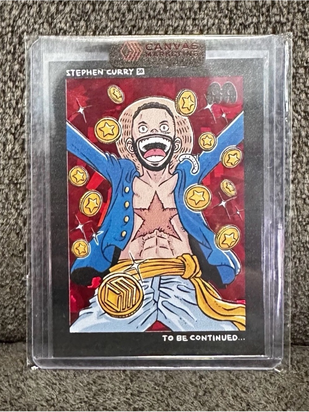 2025/26 Stephen Curry To Be Continued Luffy One Piece 89/250 FLAWLESS